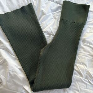 Hatch Maternity Knit Flare Pant Before, During, After Over Under Size 3 Large